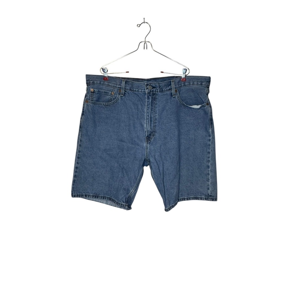 Levi's Men's Shorts Jeans 405 Bermuda‎ Light Wash Denim Hi-Rise Blue Sz. 42